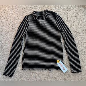 NWT Cat & Jack Long Sleeve Mock Neck Top Size Medium
